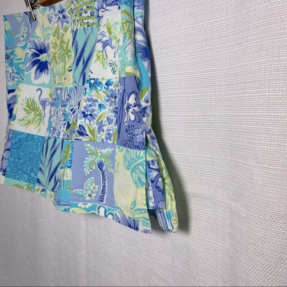 Palm Lily Skirt, Skirt-Short Mini Floral Sz6 - Picture 2 of 9